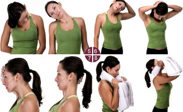 ejercicios para la osteocondrosis cervical ejemplo 2