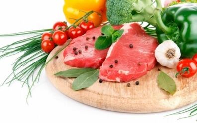 Para la osteocondrosis de la columna torácica, está indicada una dieta saludable.